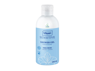 Švelni dušo želė MAYERI SENSITIVE, 300ml
