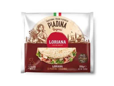 Itališka duona Piadina LORIANA, 350 g