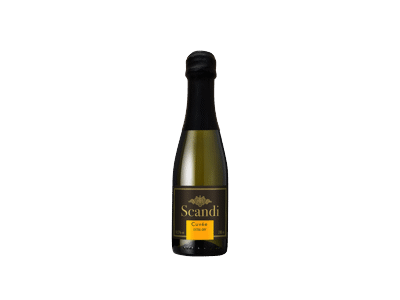 Putojantis aromatizuotas baltasis sausas vyno gėrimas SCANDI, 200 ml