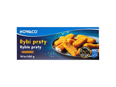 Šaldyti žuvų filė piršteliai NOWACO, 450 g