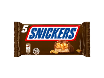 Šokoladiniai batonėliai SNICKERS, 250 g