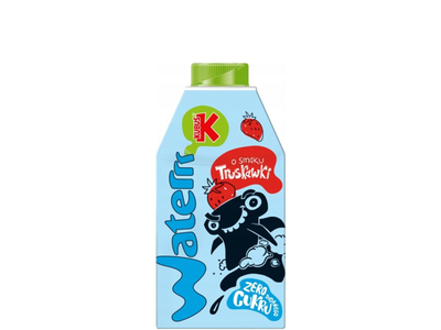 Kubus Waterrr Strawberry Gaivusis gėrimas 0,5 l