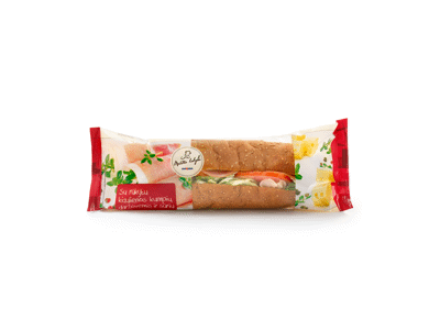 Sumuštinis SUBMARINAS su rūkytu kiaulienos kumpiu, 255 g