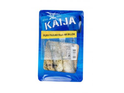 Silkės filė KAIJA, aliejuje, su krapais, 250 g
