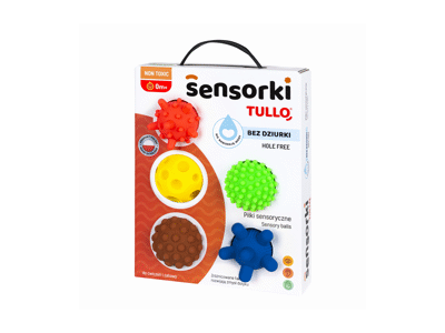 Lavinamieji kamuoliukai TULLO, 0+ mėn., 5 vnt.