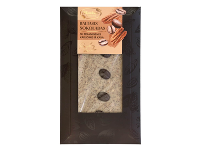 Šokoladas su pek. karijomis ir kava RŪTA,100g