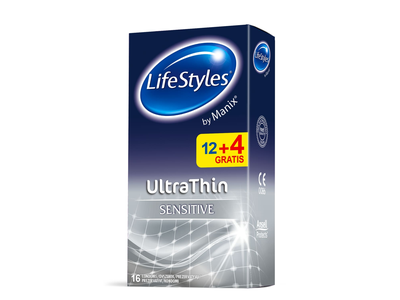 Prezervatyvai LIFESTYLES THIN, 12 vnt.