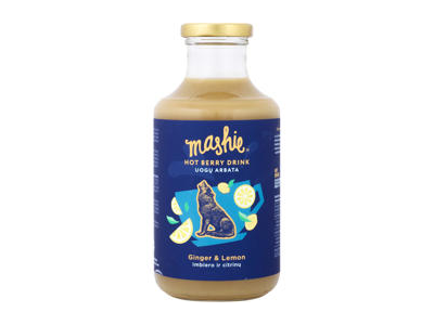 Imbiero ir citr. uogų tyrė MASHIE 500ml