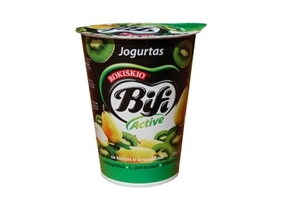 Jogurtas BIFI ACTIVE, su kivi ir kriaušėmis, 2%, 360 g