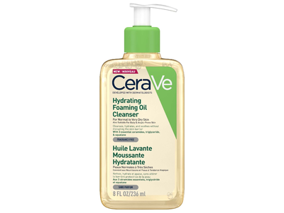 Veido prausiklis Cerave Hydrating Foaming Oil, 236 ml
