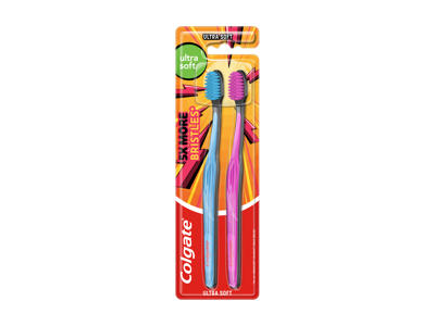 Dantų šepetėliai COLGATE ULTRA SOFT, 2 vnt., 2 vnt.