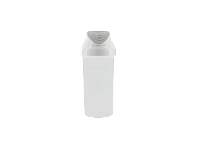 Twistshake buteliukas su šiaudeliu 360 ml nuo 6mėn baltas 78592