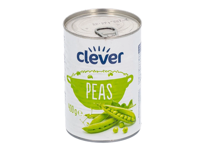 Konservuoti žalieji žirneliai CLEVER, 400 g