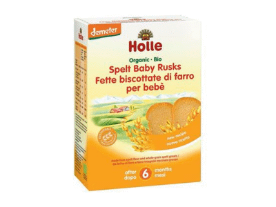 Ekologiški džiūvėsiai HOLLE vaikams (nuo 6 mėn.), 200 g