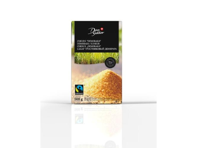 Rudas cukrus DANSUKKER, Demerara, 500 g