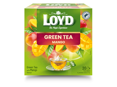 Žalioji arbata su mangais LOYD, 20 x 1,5 g