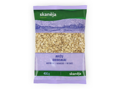 Avižų dribsniai HAPPY FAMILY, 400 g