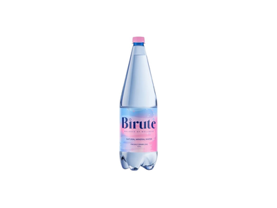 Gazuotas natūralus mineralinis vanduo BIRUTĖ, 1.5 l