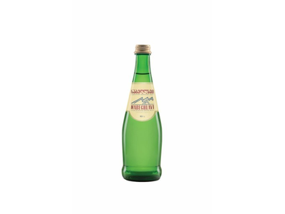 Gazuotas natūralus mineralinis vanduo NABEGHLAVI 0,5 l stiklinis butelis