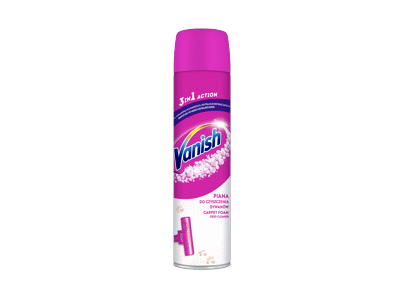 Valomosios kilimų ir apmušalų putos VANISH, 600 ml