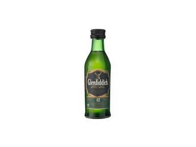 Škotiškas viskis GLENFIDDICH 12YO, 40%, 0.05 l