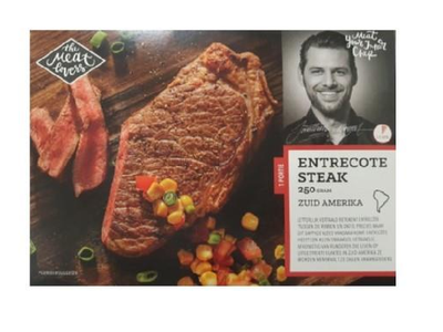 Šaldytas jautienos nugarinės kepsnys THE MEAT LOVERS Striploin, SA, 250g