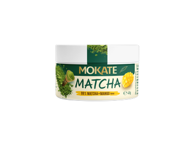 Žalioji arbata  MOKATE Matcha mangų skonio 40g