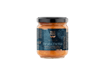 Užtepėlė WELL DONE PREMIUM su džiovintais pomidorais ir rikota, 190 g