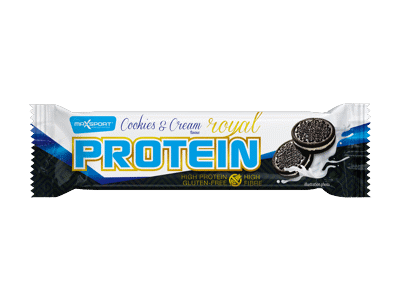 Baltyminis batonėlis MAXSPORT ROYAL, sausainių skonio, 60 g