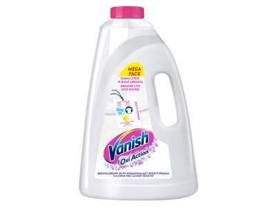 Dėmių valymo priemonė Vanish Oxi Action White, 3 l