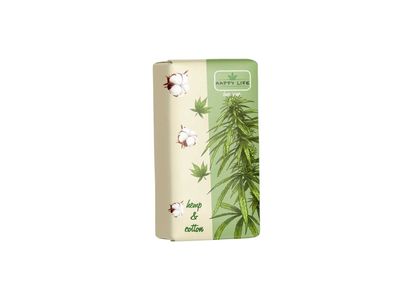 Muilas tualetinis HAPPY LIFE Kanapės ir Medvilnė, 180 g