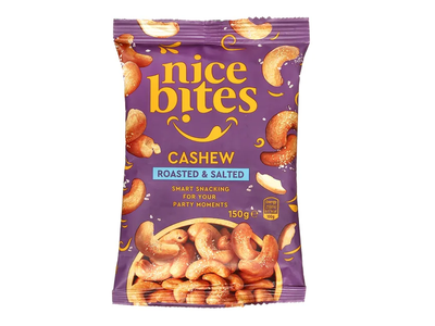 Skrudinti ir sūdyti anakardžiai NICE BITES, 150 g