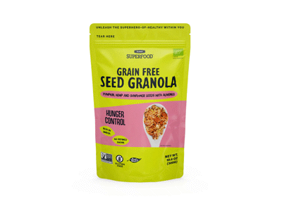 Ekologiška granola SUPERFOOD HUNGER CONTROL, 300 g