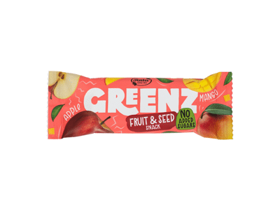 Vaisių ir sėklų užkandis GREENZ MANGO, 30 g