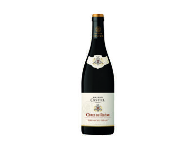 Raudonasis sausas vynas MAISON CASTEL COTES DU RHONE, 750 ml