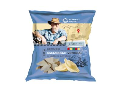 PASAULIO PUODAI virtiniai su varške ir mėlynėmis, 400 g