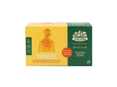 Žolelių arbata ŽOLYNĖLIS SUŠALUS, 20 x 1,5 g, 20 vnt.
