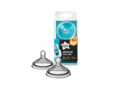 Žindukai TOMMEE TIPPEE ANTI-COLIC (greitos srovės), 2 vnt.