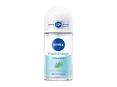 Rutulinis antiperspirantas moterims NIVEA FRESH ENERGY, 50 ml