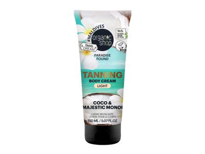 ORGANIC SHOP įdegio kūno kremas, 150 ml