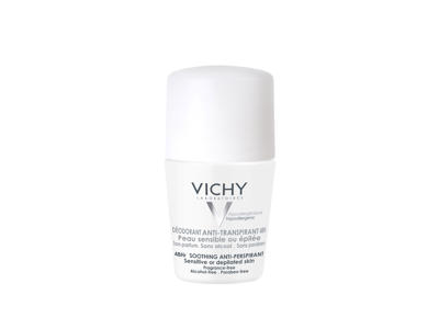 Moteriškas rutulinis dezodorantas-Antiperspirantas VICHY 48H SENSITIVE