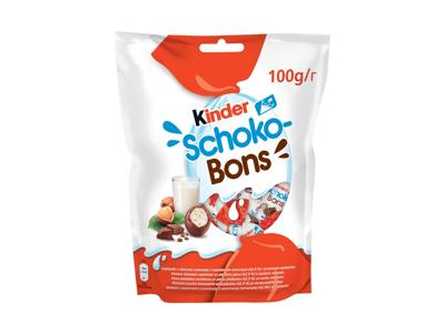 Šokoladiniai saldainiai Schoko Bons KINDER, 100 g