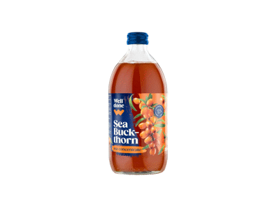 Šaltalankių arbatos koncentratas WELL DONE, 520 ml