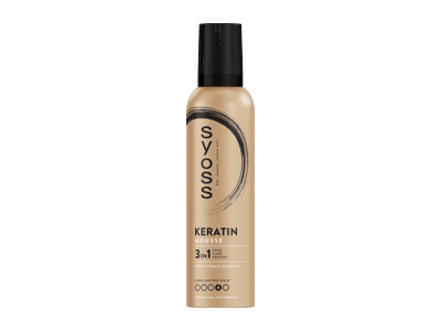 Plaukų putos SYOSS Keratin, 250 ml