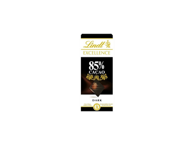 Juodasis šokoladas LINDT EXCELLENCE, 85%, 100 g