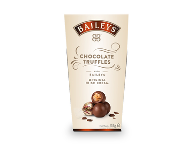 Šokoladiniai saldainiai BAILEYS, su airiško kremo likeriu, triufeliais, 135 g