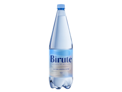 Negazuotas natūralus mineralinis vanduo BIRUTĖ, 1.5 l