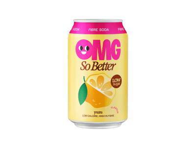 Yuzu skonio gaivusis gėrimas OMG So better, 330 ml