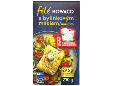 Šald. žuvies filė porcijos NOWACO, 210 g, MSC