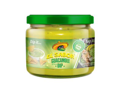 Padažas dip EL SABOR, gvakamolės, 300 g